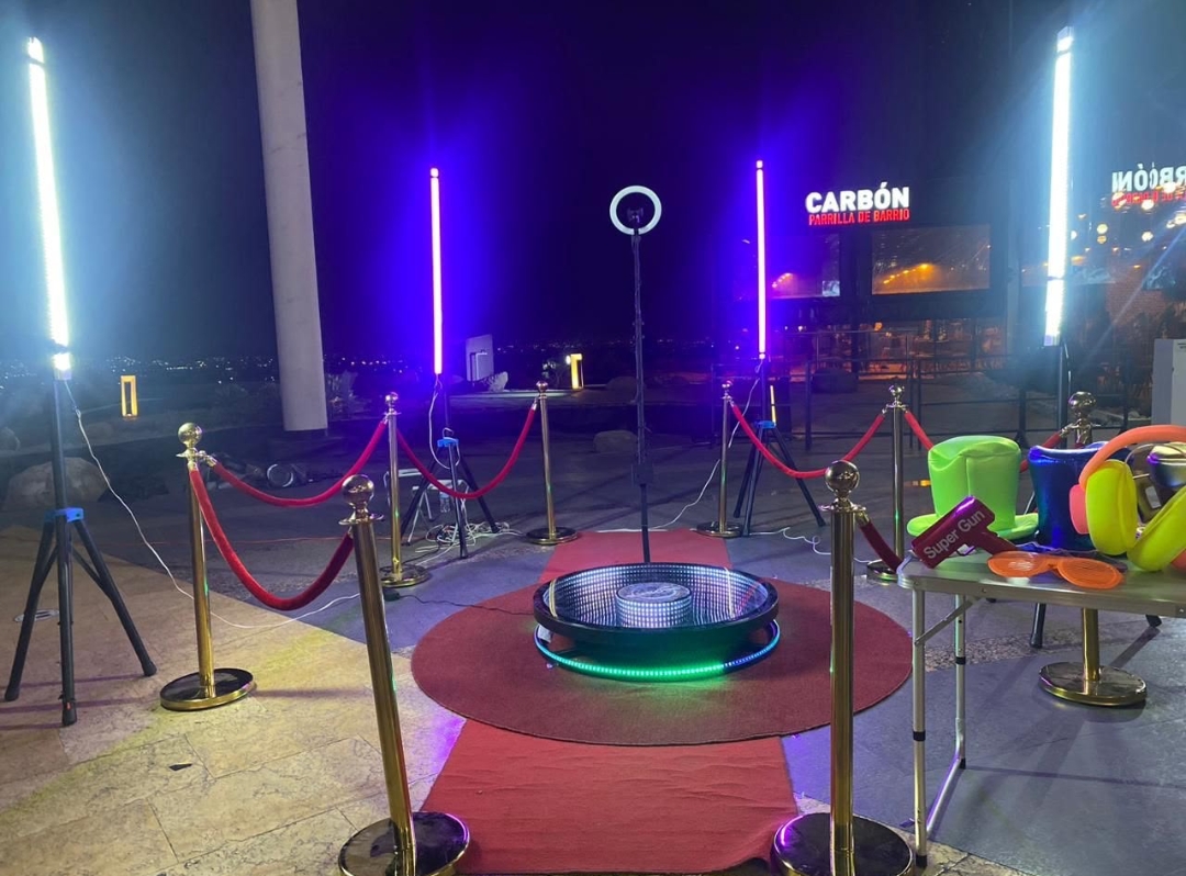 Cabina fotográfica 360 grados